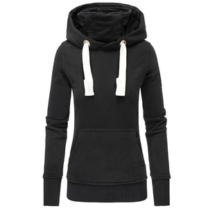 Sudaderas con Capucha de Algodón de 300g, Modelos Nuevos de Otoño Invierno, Logotipo Personalizable, Cuello con Capucha, Estampado, Ropa de Mujer Más Gruesa - Product Image 4
