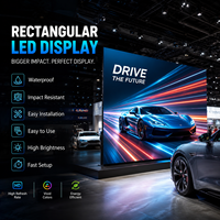 Écran LED extérieur couleur P3.91 pour les entreprises de location de voitures et les hôpitaux, marque CHUANGYI, garantie de 2 ans