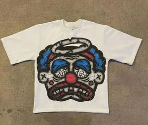 Fabricante 250 Gsm Camiseta de impresión de algodón de peso pesado Gráfico personalizado Camiseta de impresión digital 3D de gran tamaño Hombres - Product Image 2