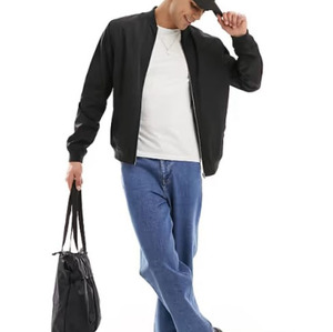 เสื้อแจ็กเก็ตบอมเบอร์สำหรับผู้ชายเสื้อกีฬาผ้าโพลีเอสเตอร์ระบายอากาศขนาดพลัสไซส์กันน้ำ - Product Image 3