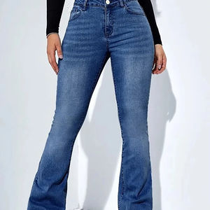 Premium 100% coton femmes pantalons Design élégant personnalisé pantalons respirants nouveau pantalon en jean lavé de qualité supérieure - Product Image 1