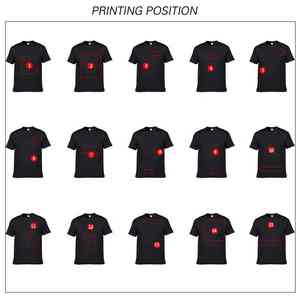 Venta al por mayor hombres Unisex verano Casual algodón camisetas logotipo personalizado impresión ODM liso gráfico Tee suministro de fábrica a granel patrón sólido - Product Image 4