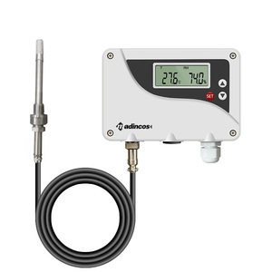 جهاز إرسال درجة الحرارة والرطوبة الرقمي MTH800 بشاشة LCD للتثبيت على الحائط مع مستشعر درجة حرارة عالية منفصل 0-120 درجة مئوية - Product Image 1