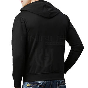 Venta al por mayor nuevo diseño hombres cremallera sudaderas con capucha de manga larga hombres cremallera sudaderas con capucha de alta calidad de los hombres - Product Image 2