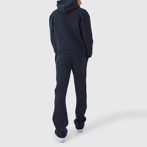 ชุดวอร์มผ้าฝ้าย100% โอเวอร์ไซส์ของผู้ชายชุดวอร์มแบบมีฮู้ดธรรมดาผ้าเทอร์รี่สำหรับฤดูหนาว - Product Image 2