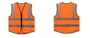 Chaleco de seguridad para hombre de poliéster 100% al por mayor, ropa exterior informal de verano con múltiples bolsillos y logotipo personalizado de alta visibilidad - Product Image 3