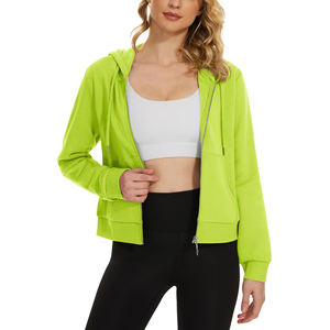 2025 nouveau motif côtelé ourlet mode imprimé sweat à capuche ample sweats à capuche pour femmes sport Streetwear sweats à capuche courts - Product Image 4