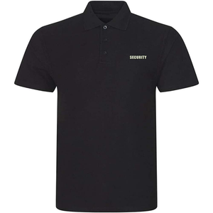 Uniformes de sécurité unisexe pour hommes Nouveau polo gris à manches courtes avec patch brodé pour l'été imprimé - Product Image 5