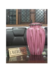 Nuevo diseño de urnas de cremación de metal hechas a mano de calidad real para cenizas humanas, fabricante al por mayor, urnas de metal decorativas personalizadas - Product Image 1