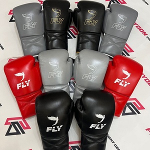 Gants de boxe d'entraînement personnalisés de haute qualité en cuir véritable Gants de boxe d'entraînement personnalisés Logo personnalisé Gants de combat - Product Image 6