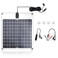 Chargeur solaire à décharge lente de petite taille personnalisé, maintien de la batterie solaire, Glory Solar GSP-5W, efficacité de 22 % pour voitures, camions, camping-cars