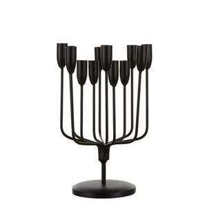 Élégant chandelier en métal doré à 3 branches, support de bougie pour table à manger, fête, hôtel, restaurant, décoration, chandelier de luxe - Product Image 4