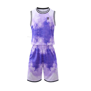 Uniforme de basketball de qualité supérieure 100% polyester, dernier design, respirant, personnalisable, séchage rapide, évacuation de l'humidité, grandes tailles - Product Image 1