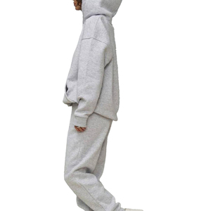 Custom Winter Fleece Women Tracksuits Long Sleeve Oversize Heavyweight Street Wear Women's Tracksuit OEM - Product Image 5