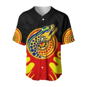 Chemise de Baseball avec impression 3D par Sublimation, vêtement de sport décontracté en plein air, maillot de Baseball à boutons, chemise de Softball légère personnalisée - Product Image 3