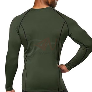Camiseta de Protección Solar Premium para Hombre, Mangas Largas, para Natación, Surf, Fitness, Tejido Ligero de Secado Rápido - Product Image 6