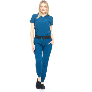 Durable Wholesale Jogger Scrubs Uniforms <b>Sets</b> Cotton Polyester Medical Hospital <b>Doctors</b> Nurses Unisex Scrub Suits Custom - Product Image 1