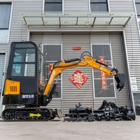 Excavatrice sur chenilles spéciale verger de 1 tonne avec moteur Briggs & Stratton, haute garde au sol et haute efficacité opérationnelle pour la plantation d'arbres
