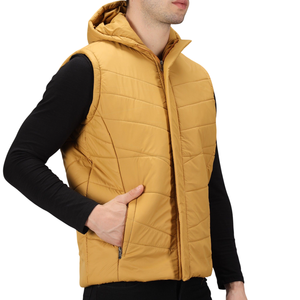 Chaleco acolchado con logotipo personalizado para hombre, gran oferta, chaqueta de invierno sin mangas a prueba de viento, chaleco transpirable elegante con capas al por mayor - Product Image 6