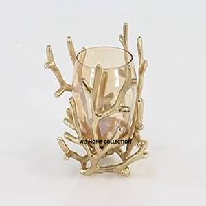 Tarro de vela único de hormigón votivo de ramita de Metal italiano Acabado premium y decoración de festivales en tarifas al por mayor - Product Image 1