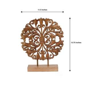 Decorative <b>Wooden</b> Sculpture <b>Table</b> Decor Wholesale for Home Office Living Room <b>Table</b> <b>Top</b> Decoration Wedding Parties Gifts 2023 - Product Image 2