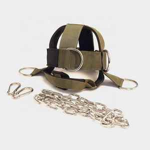 Arnés de Cuello/Cabeza Personalizable de Alta Calidad al por Mayor para Levantamiento de Pesas en Gimnasio con Cuero PU y Acero Inoxidable - Product Image 2