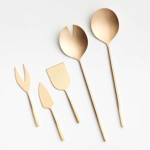 Juego de Servidores de Ensalada de Metal Premium Hechos a Mano con Acabados Únicos, Perfectos para Entornos Gastronómicos de Alta Gama - Product Image 5