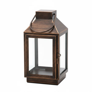 Lanterne de table suspendue en métal noir moderne et élégante, porte-bougie en verre transparent, décoration écologique pour la maison, le jardin et Noël - Product Image 3