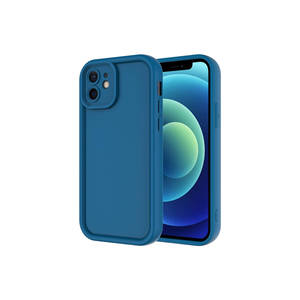 Coque en silicone premium anti-traces de doigts à motif ananas pour iPhone 12, coque antichoc en TPU avec protection de l'appareil photo - Product Image 1