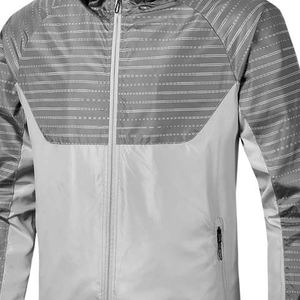 สไตล์ใหม่โลโก้ที่กําหนดเองว่างเปล่าบุรุษวิ่งแจ็คเก็ต Jogger กีฬากลางแจ้งเสื้อผู้ชายเสื้อผ้าแจ็คเก็ตกันลม - Product Image 6