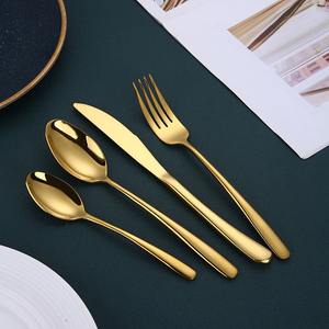 Ensemble de couteaux, fourchettes et cuillères en acier inoxydable de qualité supérieure, résistant à la rouille, pour restaurants ou cafés, disponible à bon prix - Product Image 4