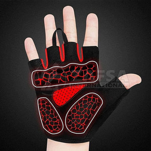 2025 gants de gymnastique demi-doigt support en cuir respirant pour l'entraînement d'haltérophilie de musculation - Product Image 5