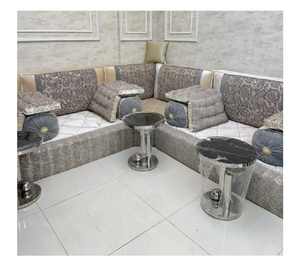 Sofá estilo Majlis árabe, diseño clásico, elegante conjunto para sala de estar, asientos de esquina de lujo, diseño que ahorra espacio - Product Image 1