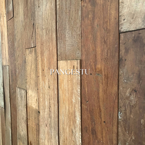 แผ่นผนังไม้สักแท้รีไซเคิล ตกแต่งภายในสไตล์ธรรมชาติ สำหรับตกแต่งผนังในอพาร์ทเมนต์และโรงแรม - Product Image 3
