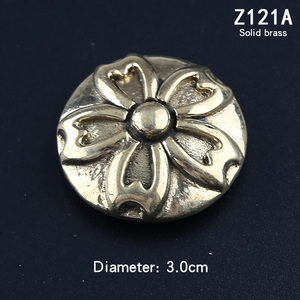 Handmade Leather Craft Decoration Special <b>Bag</b> Parts <b>Accessories</b>-Metal Buttons Brass Cloth Clasp Coin Clasp Purse Button for - Product Image 4