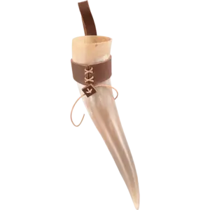 Auténtica Cuña para Beber Medieval de Material Natural Resistente para Reenactaciones y Celebraciones Temáticas a Precio Económico - Product Image 3