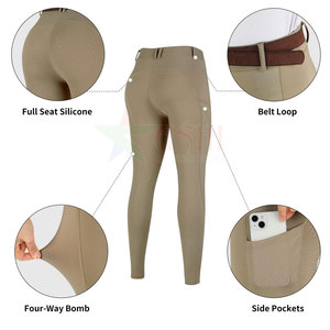 2026 Women's Riding Legging Mid Rise Waterproof Windproof Spandex/Polyester High Quality Customizable Custom Design OEM Horse - Product Image 4