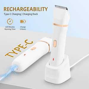 Depiladora Eléctrica 5 en 1 para Mujer, Resistente al Agua IPX7, Depiladora Facial con Carga USB, Recortadora de Bikini para Piernas y Axilas, Lavable - Product Image 6