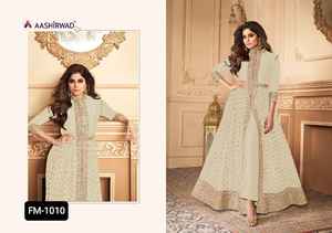 Vêtements indiens pakistanais Georgette Anarkali robes pour femmes séquence lourde travail mariage Festival porter Salwar Kameez costume ethnique - Product Image 3