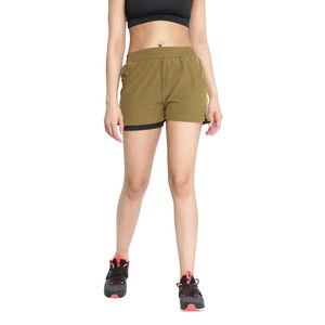Shorts pour femmes à taille haute et élastique, pour le sport et les loisirs, prix de gros, vêtements d'été, shorts avec logo personnalisé - Product Image 1