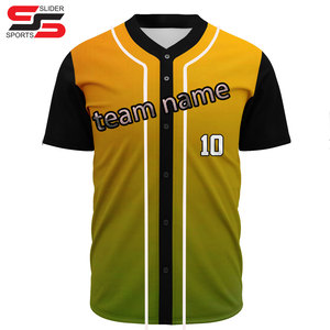Nouveau Vente en Gros Logo Personnalisé Vêtements de Sport Sublimation Séchage Rapide Respirant Maillot de Baseball Brodé Personnalisé pour Hommes - Product Image 5