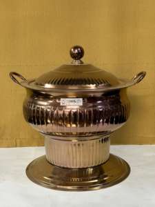 Opper-calentador de comida antiguo para catering, juego de buffet de alta calidad internacional - Product Image 6