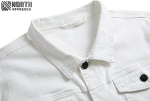 Chaqueta vaquera para hombre Chaqueta de camionero de secado rápido transpirable frontal liso de invierno informal - Product Image 3