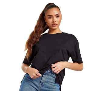 Custom Women's Eco Friendly Oversized Round Neck <b>T</b> <b>Shirt</b> <b>Long</b> Loose Fit Cotton Polyester Casual Wear - Product Image 6