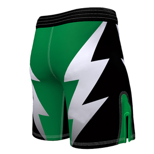 Shorts MMA pour hommes avec logo personnalisé, taille élastique, 100% polyester, imprimés par transfert thermique pour l'entraînement au kickboxing - Product Image 5