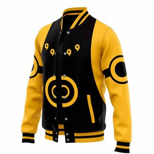 Wholesale High Quality Print Sublimation Bomber <b>Jacket</b> College Canvas Stand Collar <b>Waterproof</b> Men Private Label - Product Image 4