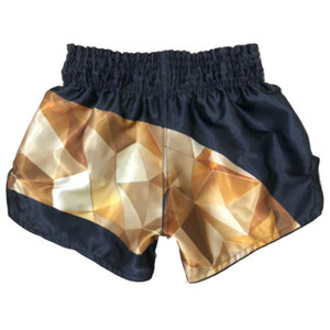 Nuevo estilo personalizado Muay Thai Shorts Color negro y dorado Hecho en Pakistán Muay Thai Shorts para hombres - Product Image 2
