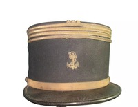 Gorra Kepi Francesa Azul Medianoche de Inspiración Vintage, Informal, 100% Algodón, Ajustable, de la Más Alta Calidad, con Bordado 3D