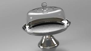 Best Handcrafted India Iron <b>Cake</b> <b>Stand</b> with Dome Cover Farmhouse Style Kitchen Tool for Home & Restaurant Celebration Events Use - Product Image 6