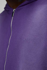 Nouveaux survêtements vintage lourds, service OEM ODM, fermeture éclair intégrale, sur mesure, 2 pièces, sweat-shirts à cordon de serrage, pantalons de survêtement, lavage à l'acide - Product Image 3